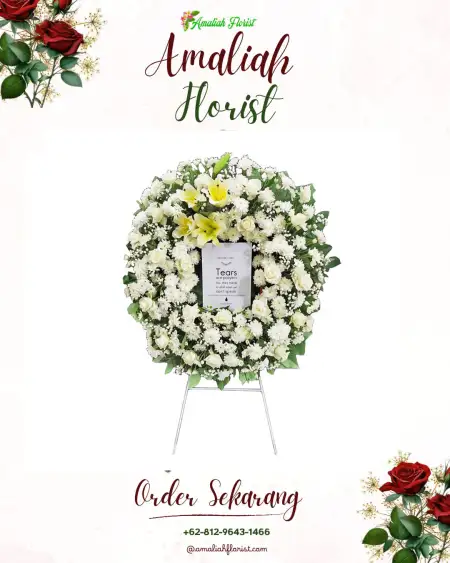 Krans Bunga Duka Beach Wedding Jakarta